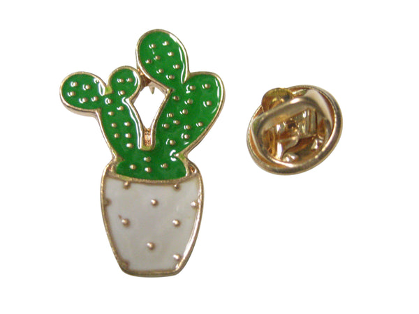 Potted Cactus Cacti Lapel Pin
