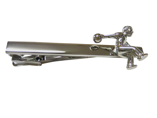 Professional Bowler Square Tie Clip