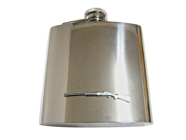 Pump Shotgun 6 Oz. Stainless Steel Flask