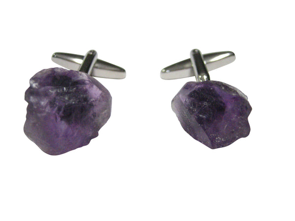 Purple Amethyst Gemstone Cufflinks