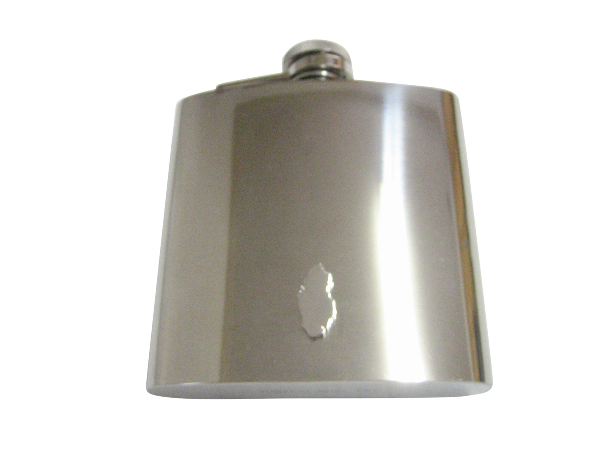 Qatar Map Shape 6 Oz. Stainless Steel Flask