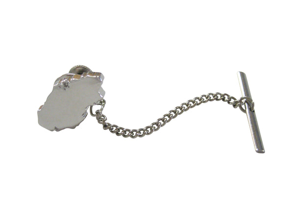 Qatar Map Shape Tie Tack