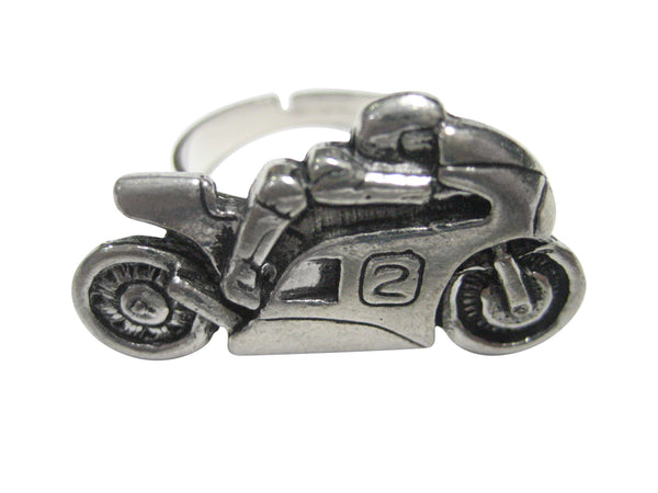 Racing Motorcycle Adjustable Size Fashion Ring