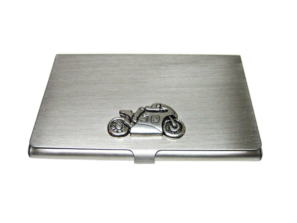 Racing Motorcycle Business Card Holder