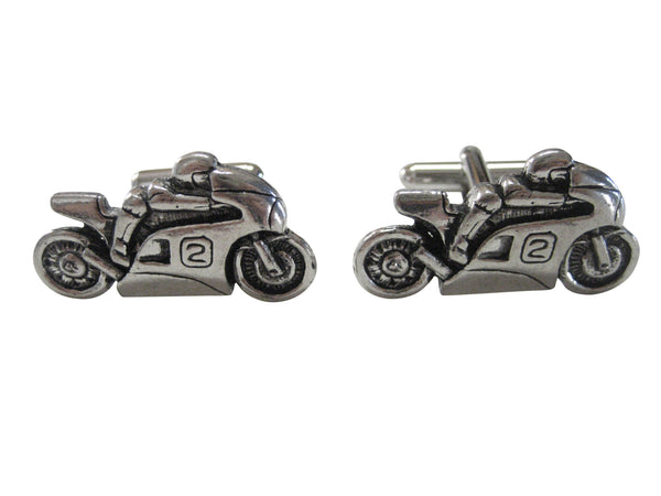 Racing Motorcycle Cufflinks