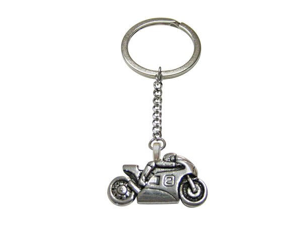 Racing Motorcycle Pendant Keychain