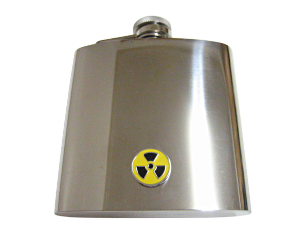 Radioactive Sign 6 Oz. Stainless Steel Flask