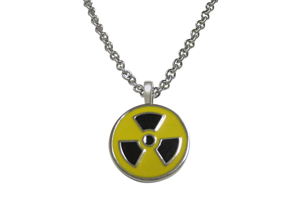 Radioactive Sign Pendant Necklace