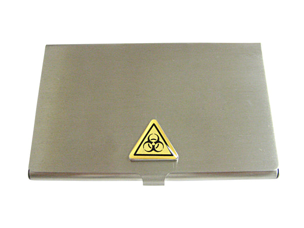 Radioactive Warning Sign Business Card Holder