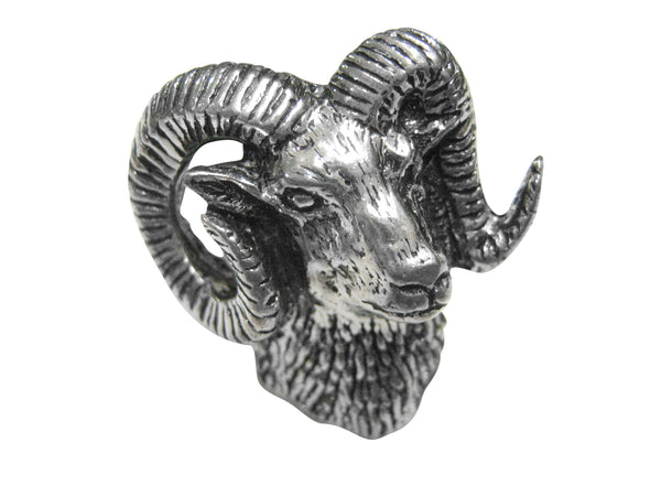 Ram Head Adjustable Size Fashion Ring