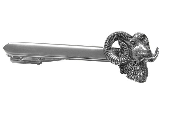 Ram Head Tie Clip