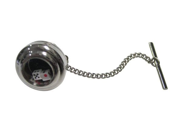 Rattling Dice Pendant Tie Tack