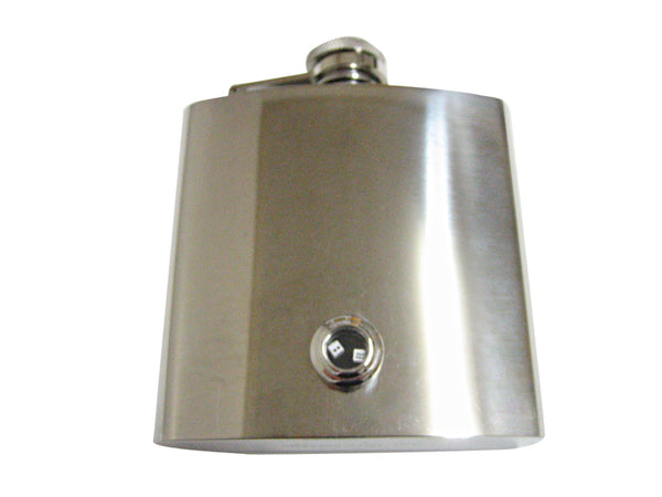 Rattling Dice 6 Oz. Stainless Steel Flask