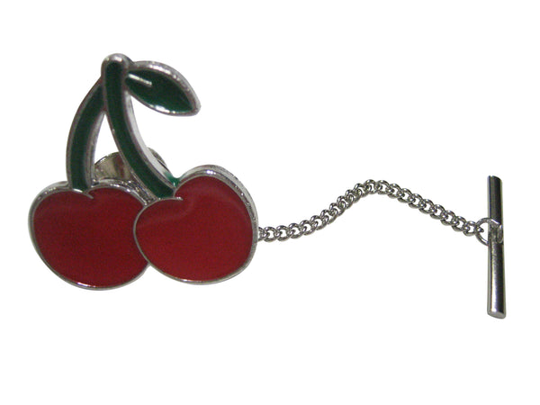 Red Cherry Fruit Tie Tack