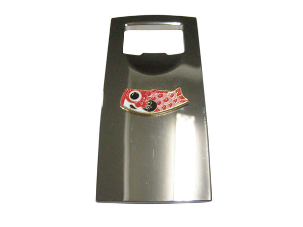 Red Toned Festival Koi Flag Koinobori Bottle Opener