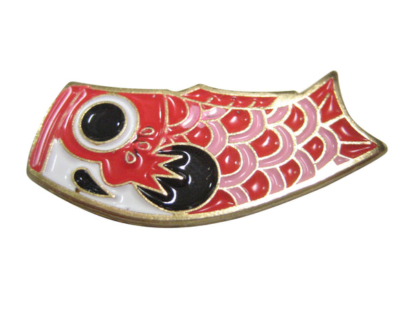 Red Toned Festival Koi Flag Koinobori Magnet