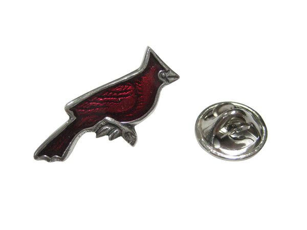 Red Cardinal Bird Lapel Pin
