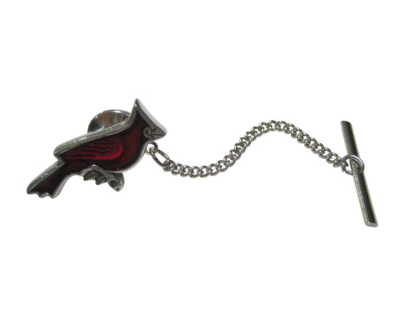 Red Cardinal Bird Tie Tack