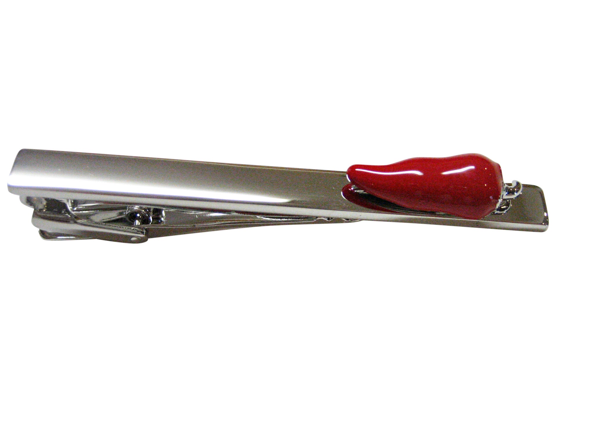 Red Chili Pepper Square Tie Clip