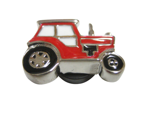 Red Classic Farm Tractor Magnet
