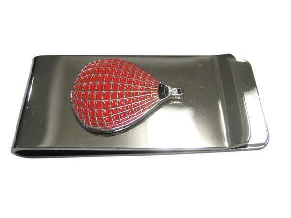 Red Colored Hot Air Balloon Money Clip