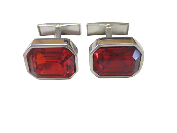 Red Crystal Cufflinks