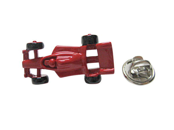 Red F1 Racing Car Lapel Pin