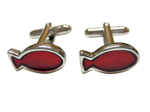 Red Fish Cufflinks