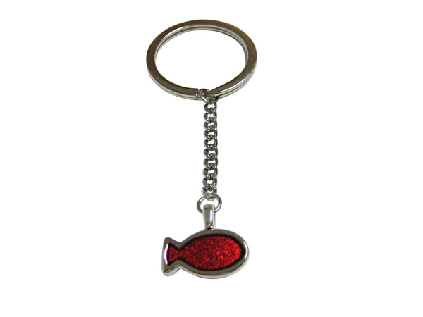 Red Fish Pendant Keychain