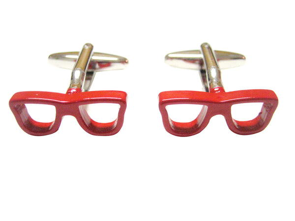 Red Glasses Cufflinks