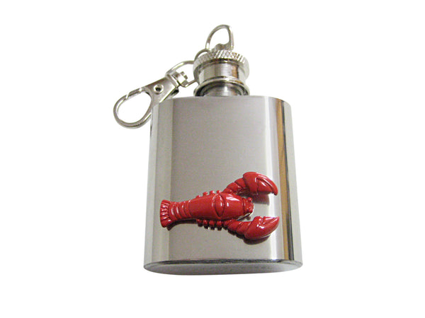 Red Lobster 1 Oz. Stainless Steel Key Chain Flask