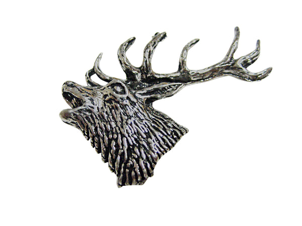 Red Stag Deer Head Magnet