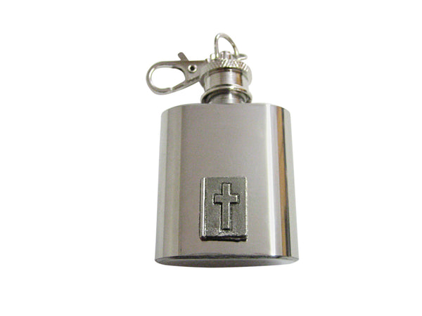 Religious Bible 1 Oz. Stainless Steel Key Chain Flask