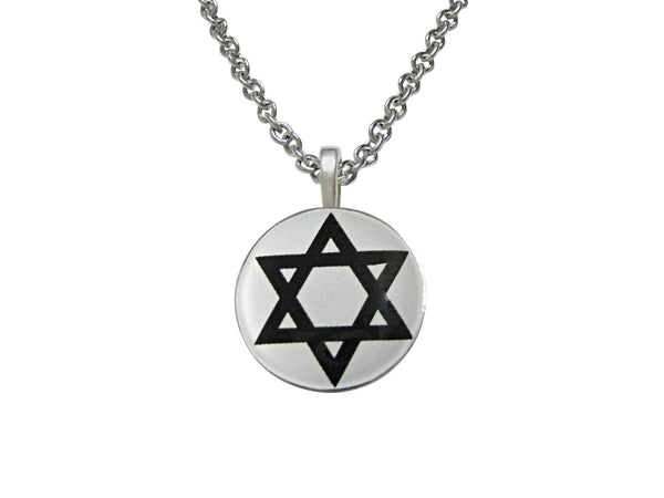 Religious Star of David Pendant Necklace