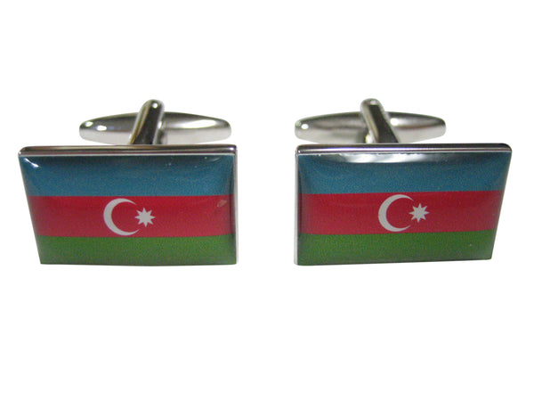 Republic of Azerbaijan Flag Cufflinks