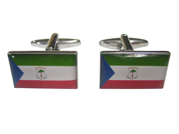 Republic of Equatorial Guinea Flag Cufflinks