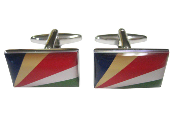 Republic of Seychelles Flag Cufflinks