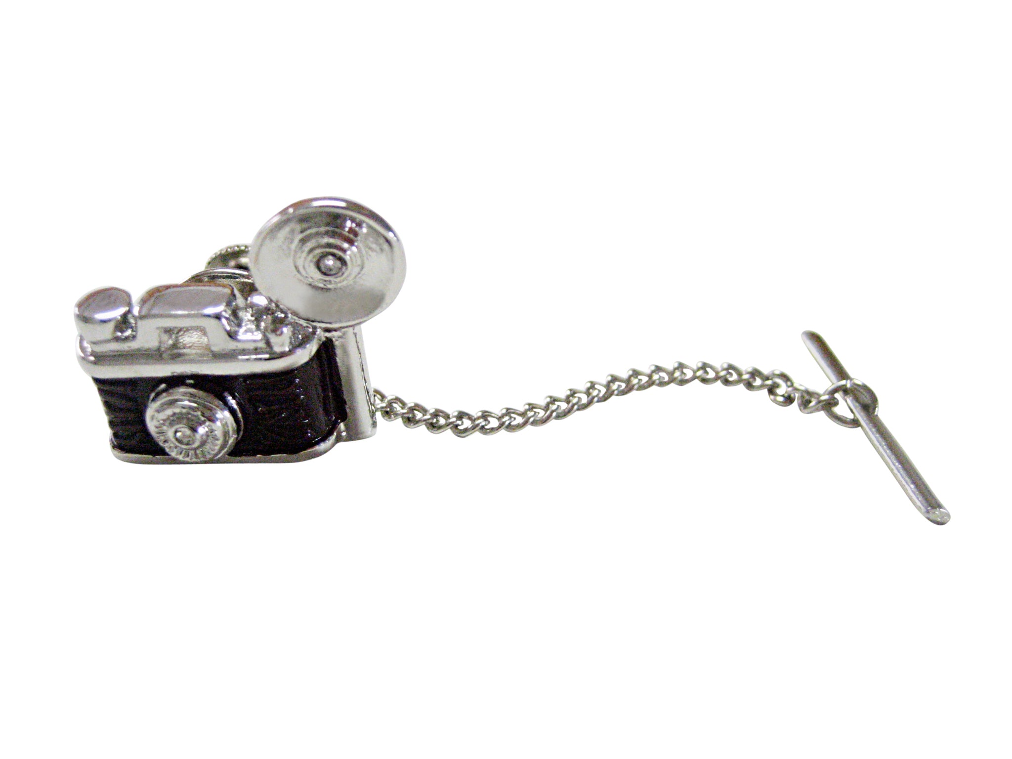Retro Flash Camera Tie Tack