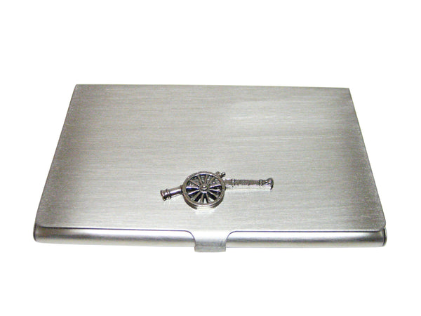 Retro War Cannon Business Card Holder