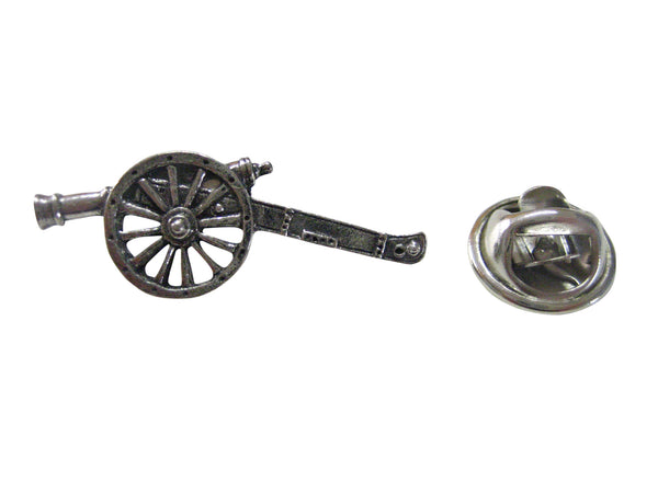 Retro War Cannon Lapel Pin