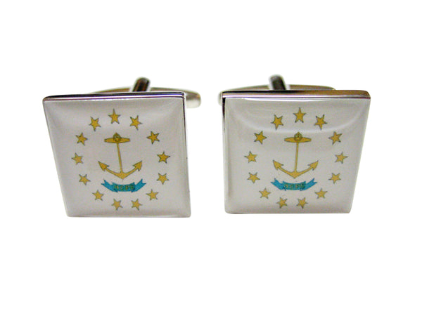 Rhode Island State Flag Cufflinks