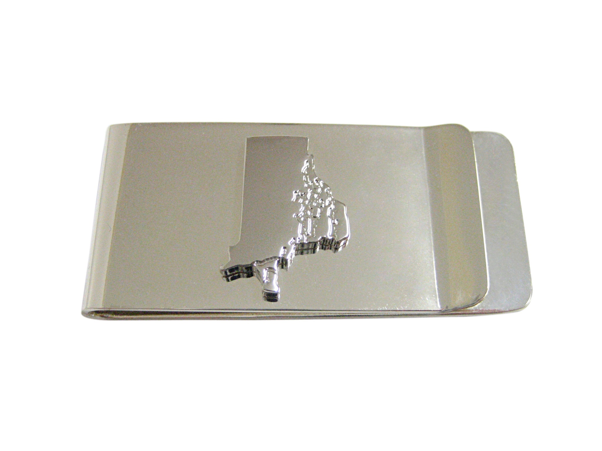 Rhode Island State Map Shape Money Clip