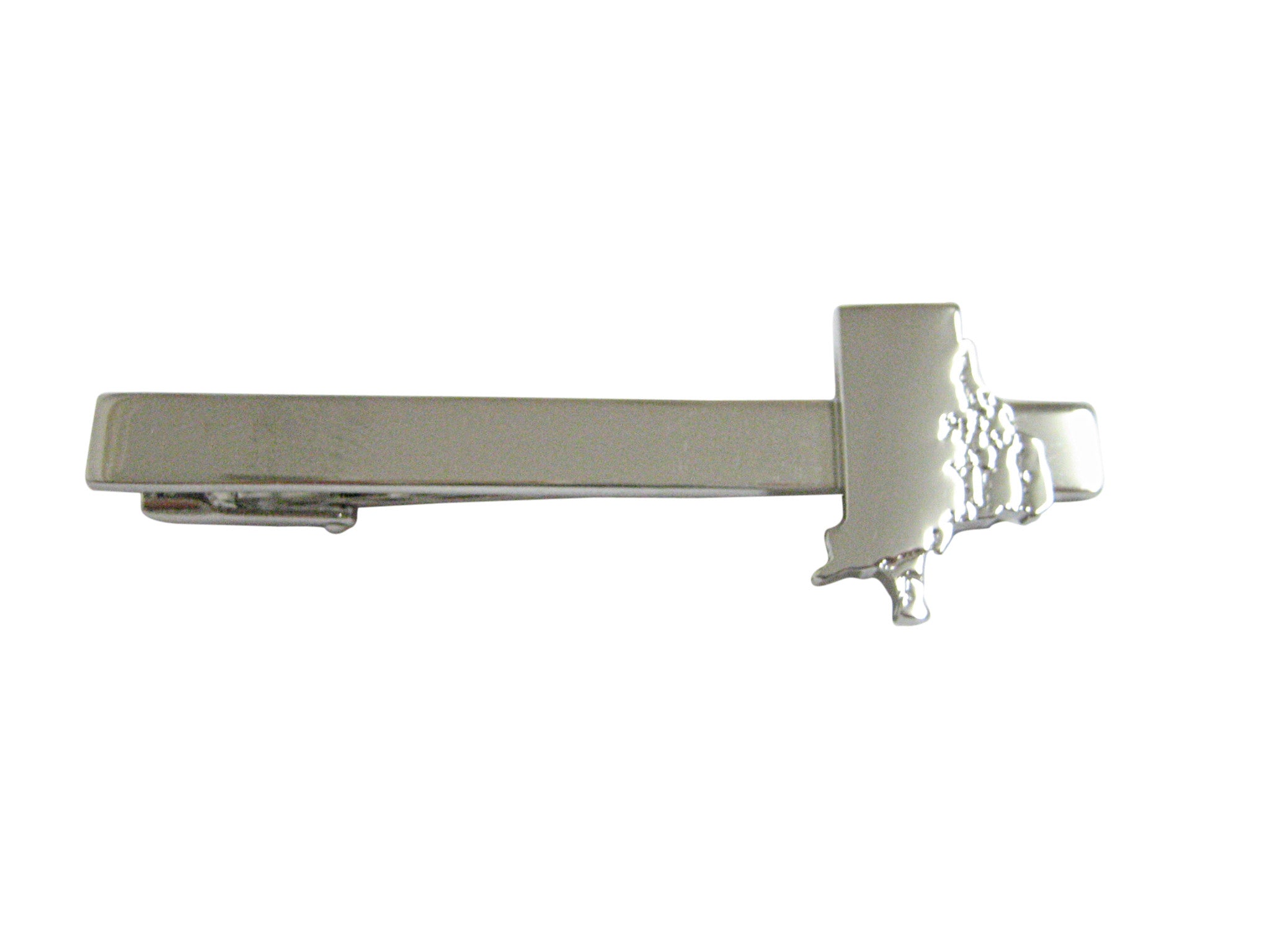 Rhode Island State Map Shape Square Tie Clip