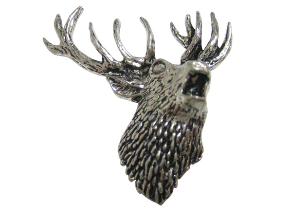 Right Facing Red Stag Deer Head Magnet