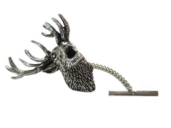 Roaring Stag Deer Head Tie Tack