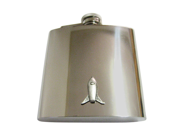 Rocket Ship 6 Oz. Stainless Steel Flask