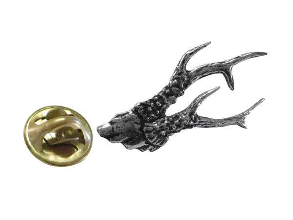 Roe Deer Antlers Lapel Pin