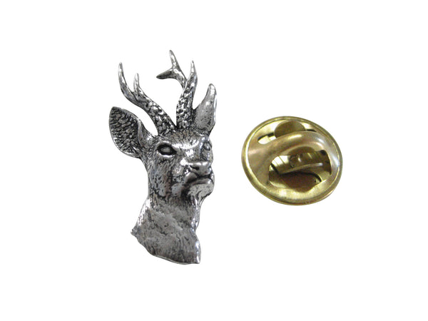 Roebuck Deer Head Lapel Pin