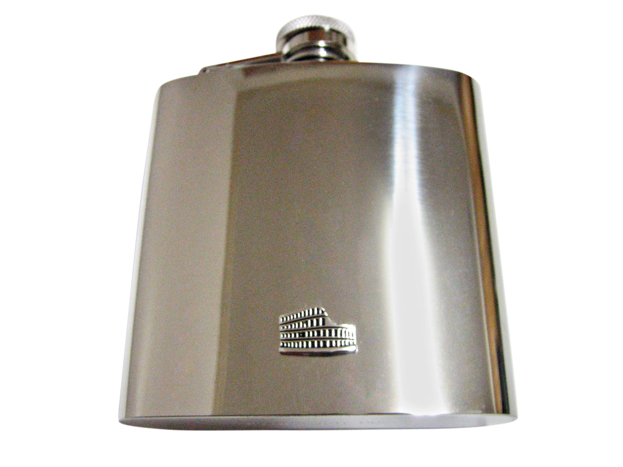 Roman Colosseum 6 Oz. Stainless Steel Flask