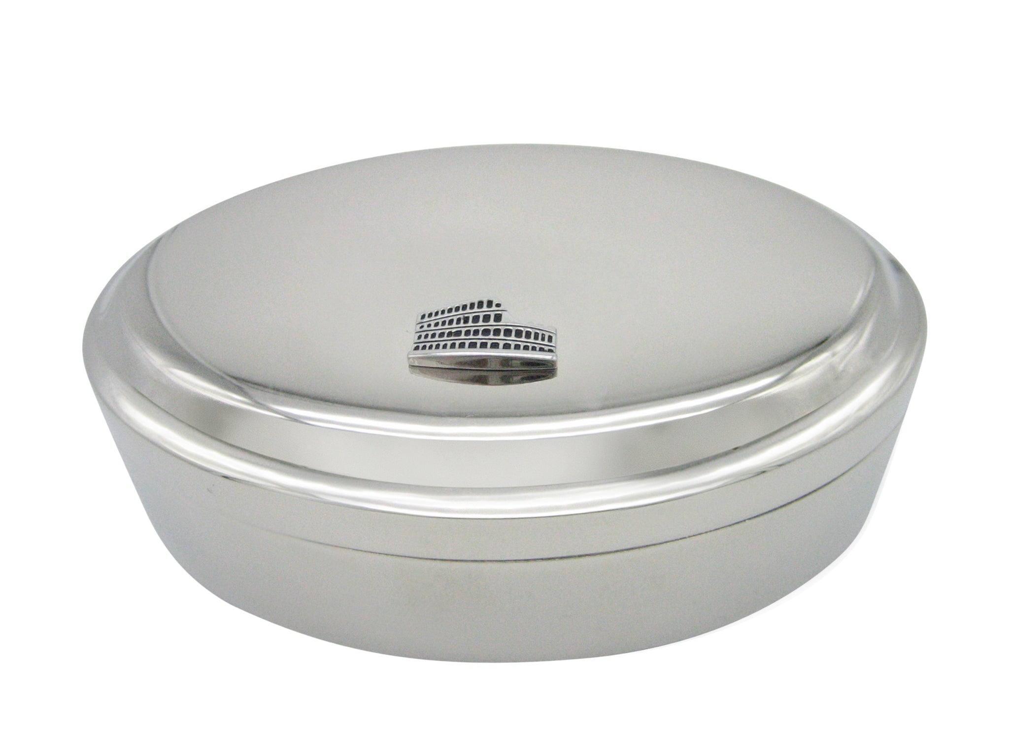 Roman Colosseum Pendant Oval Trinket Jewelry Box